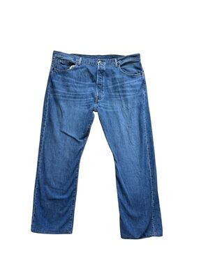 Levi's 501 Classic Blue Straight-Leg Jeans Button Fly